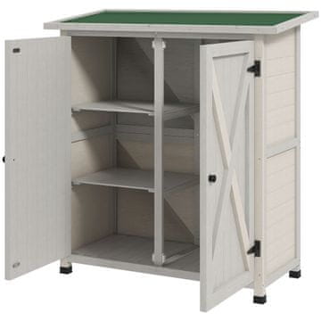 Homestar Vrtna omara 110x55x117 cm siva