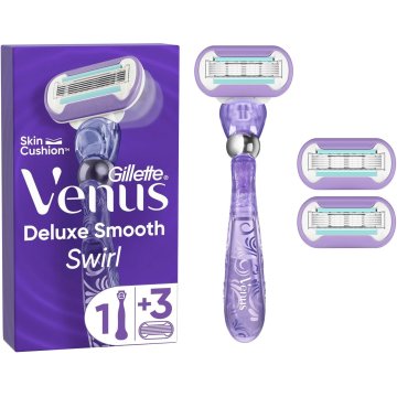 Gillette Razor Deluxe Smooth Swirl 3 rezila