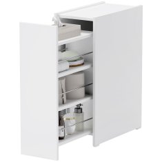 Homestar Kopalniška omarica 47x25x66,5 cm Bela