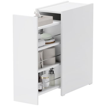 Homestar Kopalniška omarica 47x25x66,5 cm Bela
