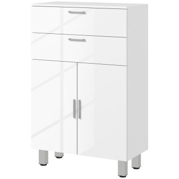Homestar Kopalniška omarica 60x30x93 cm Bela