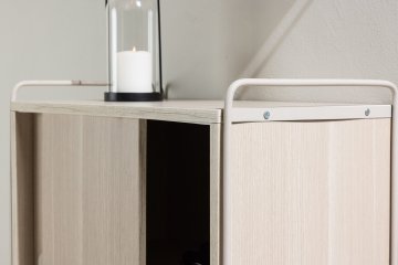 Venture Design Stenski omarica Paris 35x60x68 cm beljena