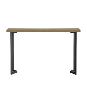 SoBuy Komoda, 120x20x75 cm, lesen vrh in kovinski okvir, testirano za 50 kg