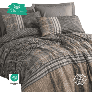Cottonbox Posteljnina 200x220/50x70(2) TIMBRE – 100% bombaž Ranforce, rjuha 240x260 cm