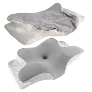 Netscroll Prevleka za ergonomski vzglavnik CervicalPillow, zračna in pralna, siva, CervCover