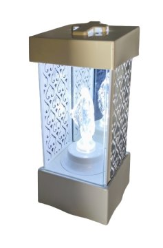 shumee SVETILKA L-25-2 /LED / LUSYRO ZADNJA SREBRNA STRAN +LED / BELA - PROZORNA / 1 KOS
