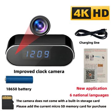 KJB Mini Wi-Fi kamera 1080p z nočnim načinom, nadgrajena izvedba, kartica 128 GB