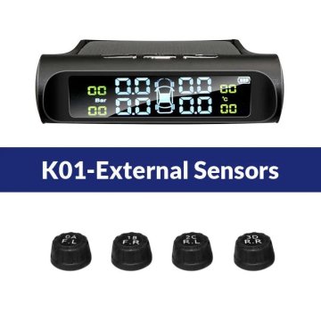 KJB Solarni sistem TPMS s štirimi zunanjimi senzorji, K01