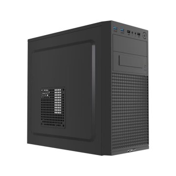 Gembird Fornax K300 Black (CCC-FC-K300, microATX črno, 2xUSB2.0, 2xUSB3.0) računalniško ohišje