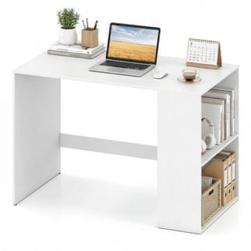 Costway Igralna miza 112x60 cm bela