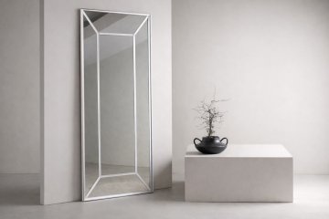 Venture Design Ogledalo Lojf 2,5x180x90 cm Belo