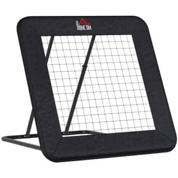 Homestar Nogometni odbijalec nastavljiv 128x118x108-120 cm črn