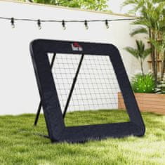 Homestar Nogometni odbijalec nastavljiv 128x118x108-120 cm črn