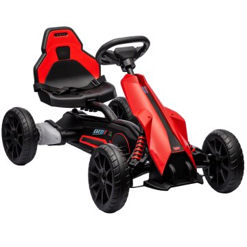 Homestar Električni gokart za otroke 3-5 km/h z nastavljivo hitrostjo, varnostnim pasom, EVA kolesi