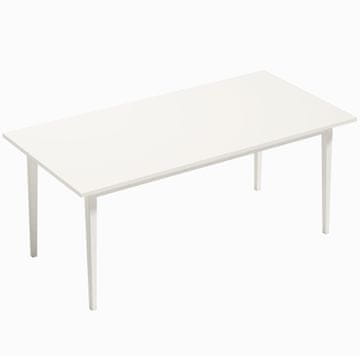 Homestar Jedilna miza za 8 oseb 180x90x75 cm kremna
