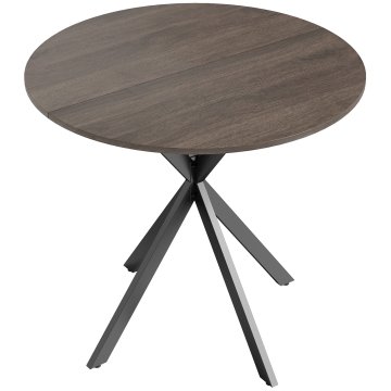 Homestar Okrogla kuhinjska miza 80 cm rjava