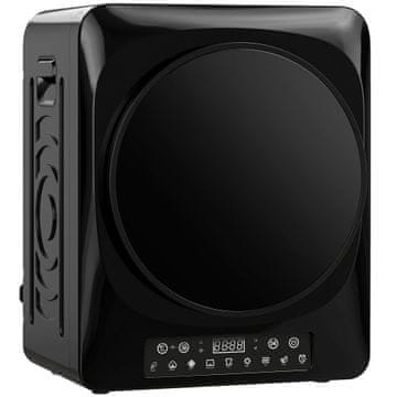 Homestar Kompakten 1000 W prezračevalni sušilnik z dodatnima programoma Extra Dry in ECO, časovnikom ter nastavitvijo temperature, črn