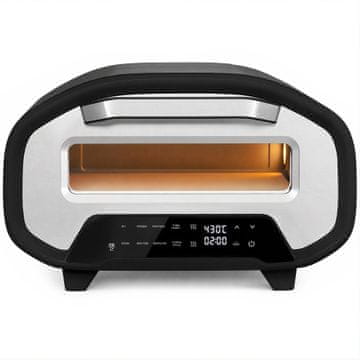 Homestar Električna pečica za pico 12 palcev z 8 programi, 430 °C, časovnik, keramični kamen, 2200 W