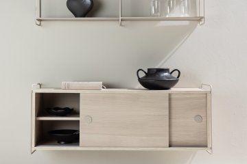 Venture Design Stenski omarica Paris 121x35x48 cm beljen les