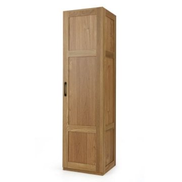 Costway Shranjevalna omara 150 cm visoka 4-nadstropna samostoječa omara z vrati naravna