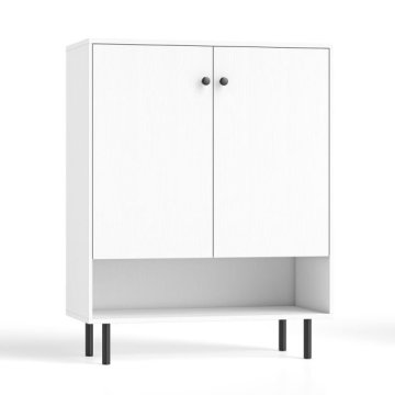 Costway Kabinet za bife z 2 vrati, bel