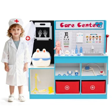 Costway Igrača medicinski center z modrim preglednim območjem