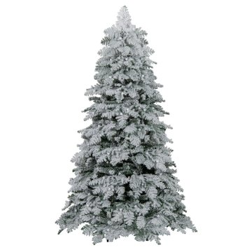 Costway Umetno božično drevo 180 cm, že osvetljeno, z 130 LED lučkami, 616 vejami, 8 načinov osvetlitve
