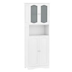Costway Kopalniški omarica za shranjevanje, višina 164 cm, bela
