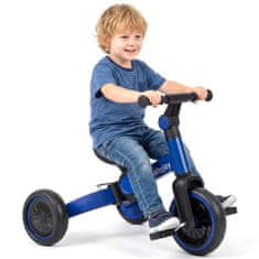 Costway Otroški 5-v-1 balansni kolo z odstranljivimi pedalami modro