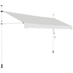 Costway Teleskopska konzolna senčnica za balkon 395x120 cm