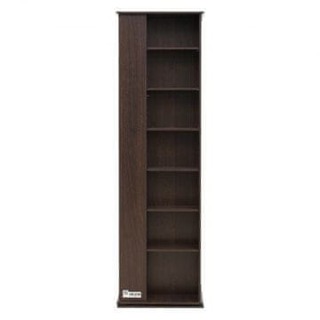 VEVOR Omara za shranjevanje medijev 475x475x1636 mm rjava