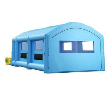 VEVOR Napihljiva barvna kabina 10x6x4 m, ventilatorja 950W in 1100W, filter iz bombaža, prostor za preoblačenje, obokana streha