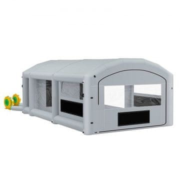 VEVOR Napihljiva barvna kabina 8x4.5x3 m siva