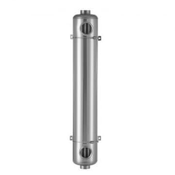 VEVOR Izmenjevalec toplote za bazen 133x153x832 mm srebrn
