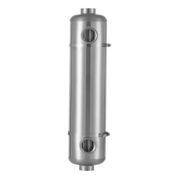 VEVOR Izmenjevalec toplote za bazen MF-210K 13.3x15.3x57.1 cm srebrn