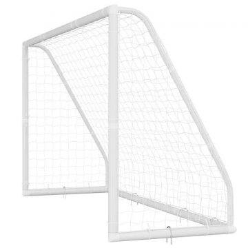 VEVOR Nogometna vrata 3x2 m PVC z mrežo iz PE, tarča, zemeljski kol, stožci