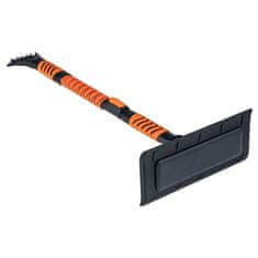 Costway Raztegljiva lopata za sneg 104 cm oranžna