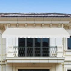 Costway Teleskopska konzolna senčnica za balkon 395x120 cm