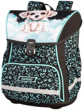 Target Šolska torba za 1 triado GT CLICK Puppy Love 28601