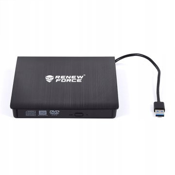 Dexxer Prenosni zunanji pogon CD-DVD bralnik in zapisovalnik USB 3.0 DS202