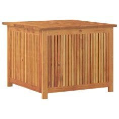 Vidaxl Vrtna škatla za shranjevanje 75x75x58 cm trden akacijev les