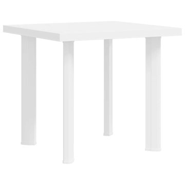 Vidaxl Vrtna miza 80x75x72 cm plastika