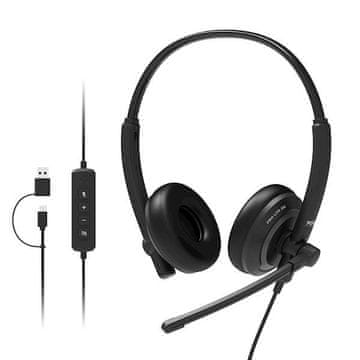 Port Designs OFFICE PRO LITE 250 slušalke, USB, Stereo