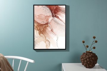 Venture Design Poster Splash 70x100 cm svetlo roza