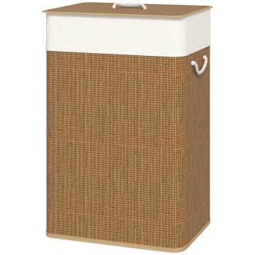 Homestar Košara za perilo 40x30x60 cm rjava