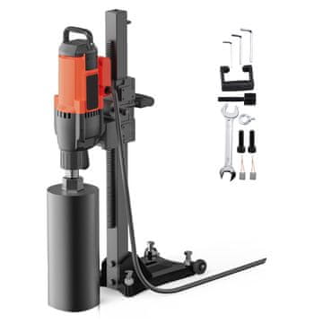 VEVOR Stroj za jedkanje s krono 93x25.7x52 cm 3200W 750RPM s kolesci