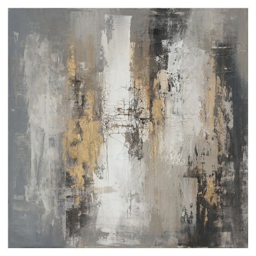 Homestar Oljna slika 120x120 cm abstraktno jutro