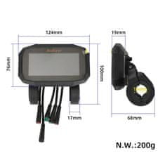 KuKirin Barvni LCD-zaslon različice C za KuKirin G2 Max – 6-pinski priključek