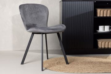 Venture Design Jedilni stol Lilja 54x80x46 cm siva