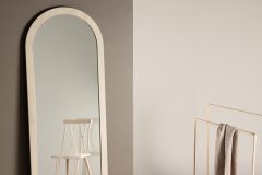 Venture Design Ogledalo Memphis 60x193x3 cm Belo